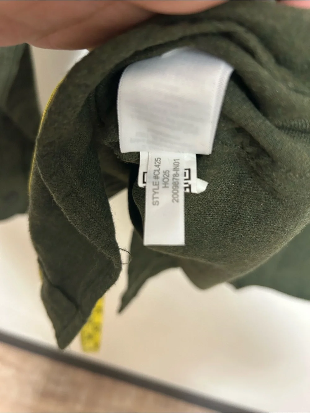 J. Crew Brushed Twill HEV Dark Olive Green Button-Down Shirt (Size M)